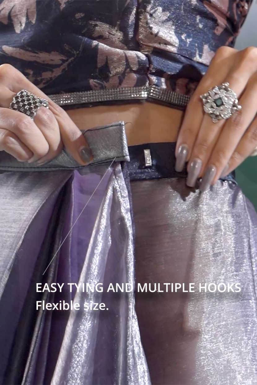 2-Tone Satin Silk Readymade Saree-ZB134318_4_SareeButa.com