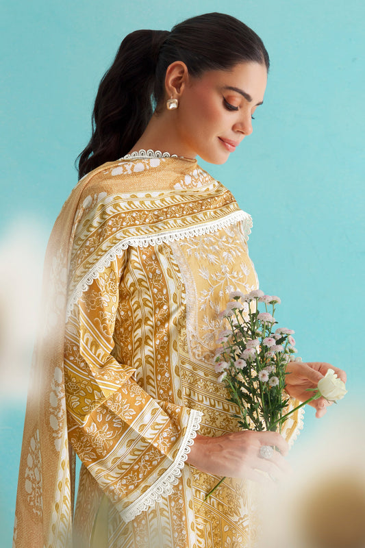 Beige Unstitched Cotton Suit-SS406_2_SareeButa.com