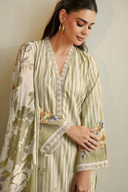 Beige Unstitched Cotton Suit-SS474_2_SareeButa.com