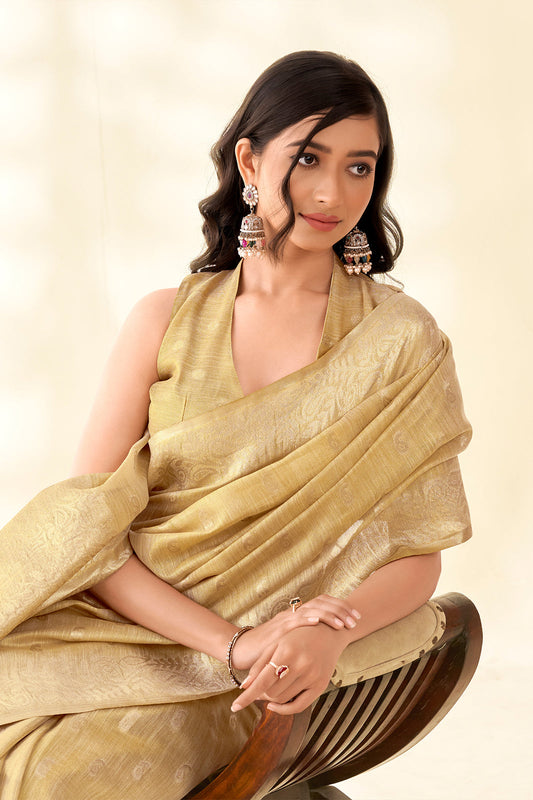 Beige Woven Tissue Silk Saree-SAR10002_2_SareeButa.com