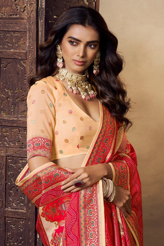 Beige Woven Viscose Silk Saree-SAR11019_2_SareeButa.com