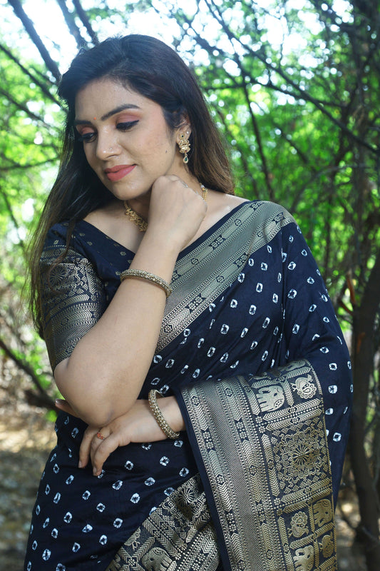 black-bandhej-silk-saree-zb131613_2_SareeButa.com