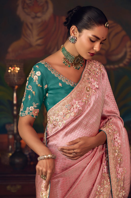 Blossom Pink Heavy Work Silk Saree-SAR10988_2_SareeButa.com