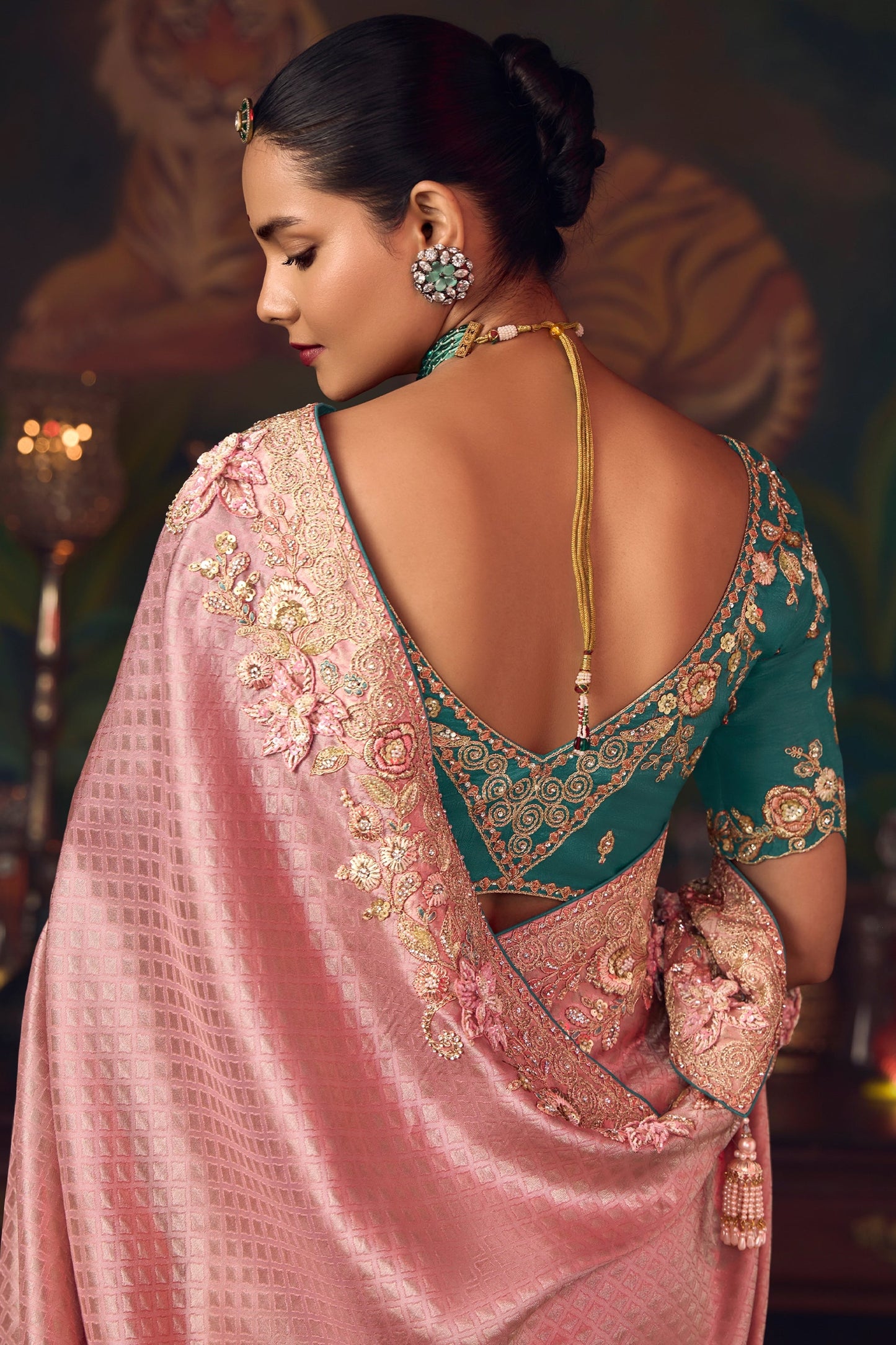 Blossom Pink Heavy Work Silk Saree-SAR10988_5_SareeButa.com