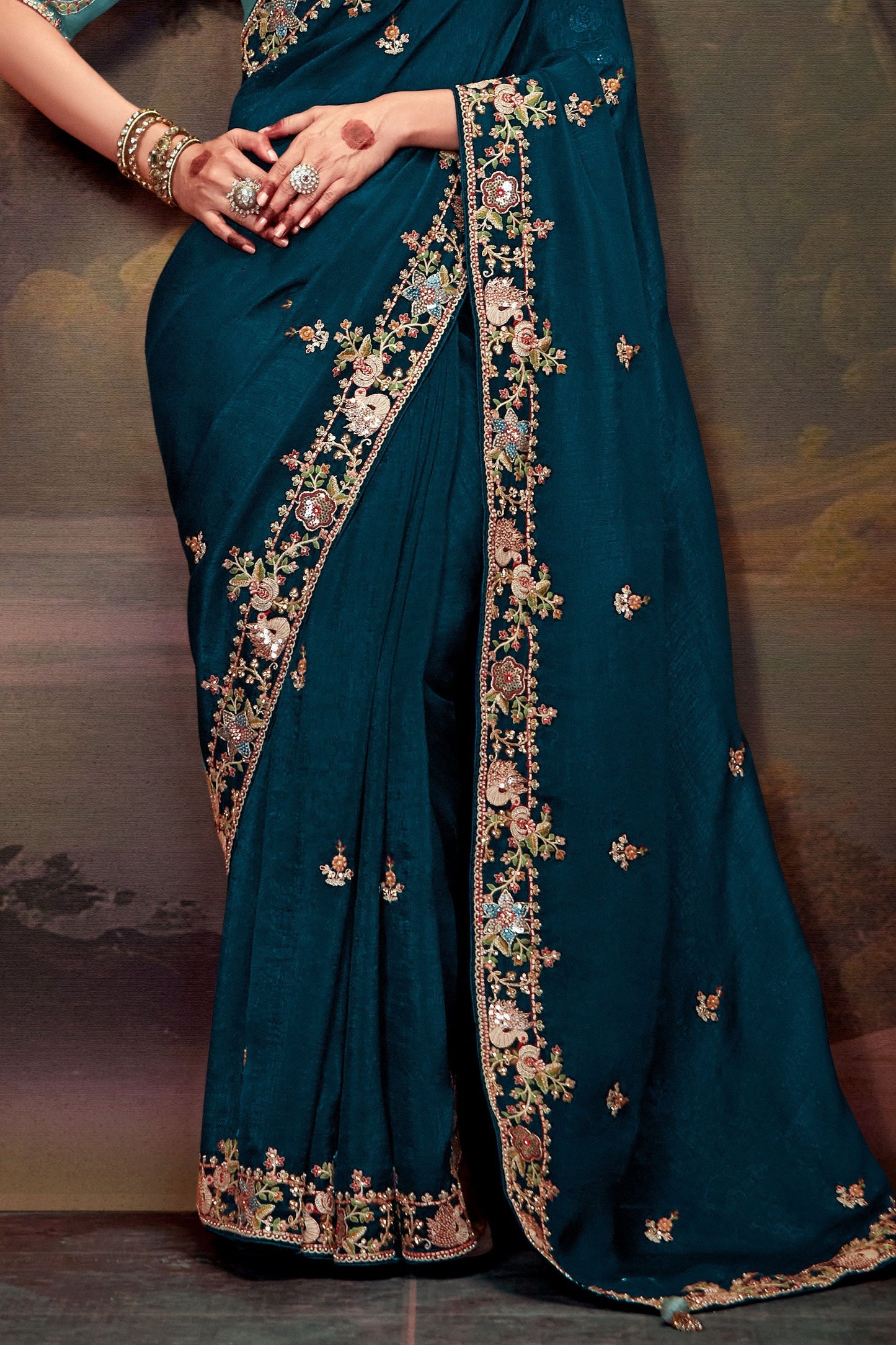 blue-embroidered-organza-saree-zb132754_3_SareeButa.com