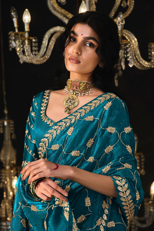 blue-embroidered-organza-silk-saree-zb131412_2_SareeButa.com