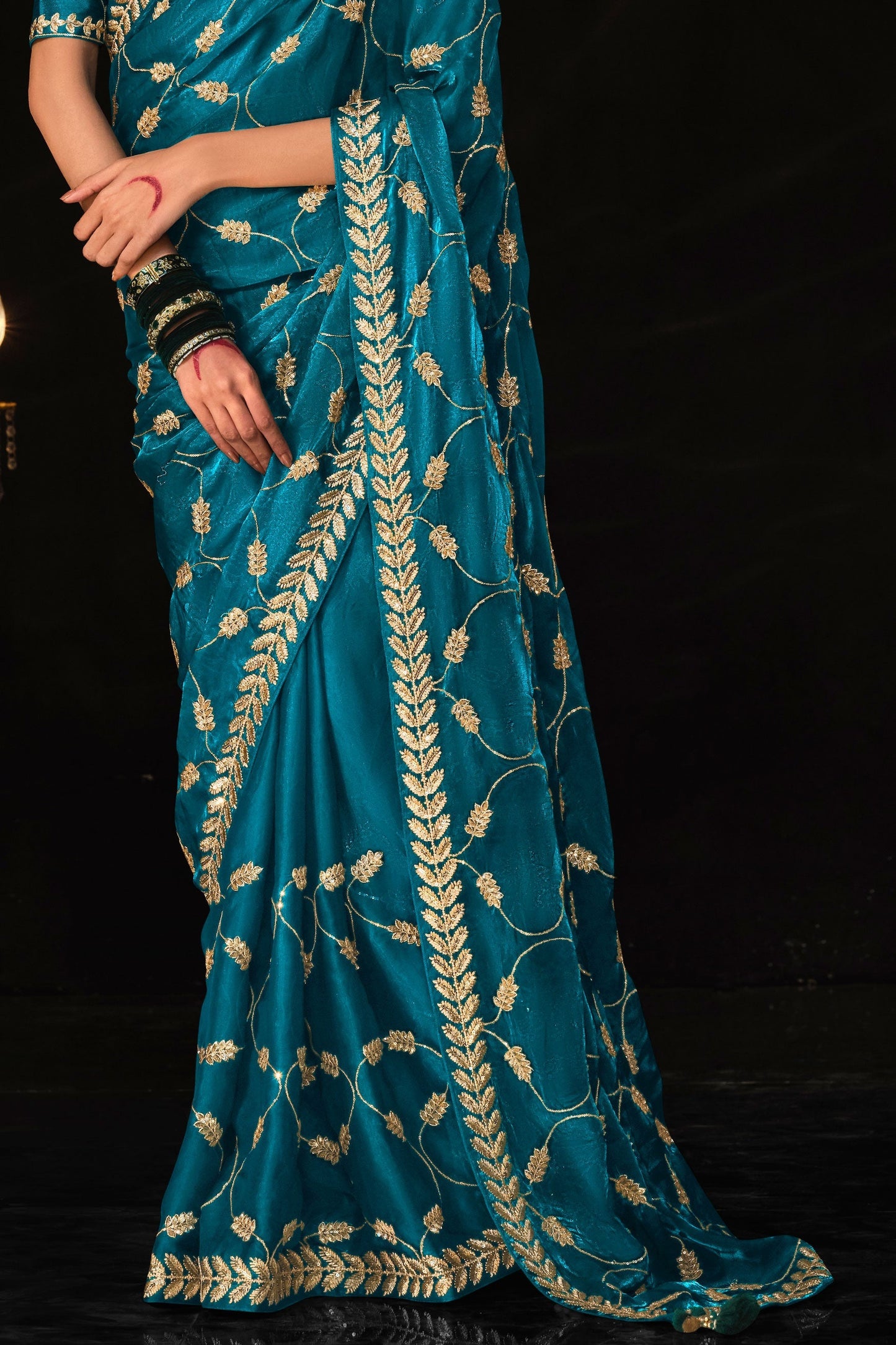 blue-embroidered-organza-silk-saree-zb131412_3_SareeButa.com