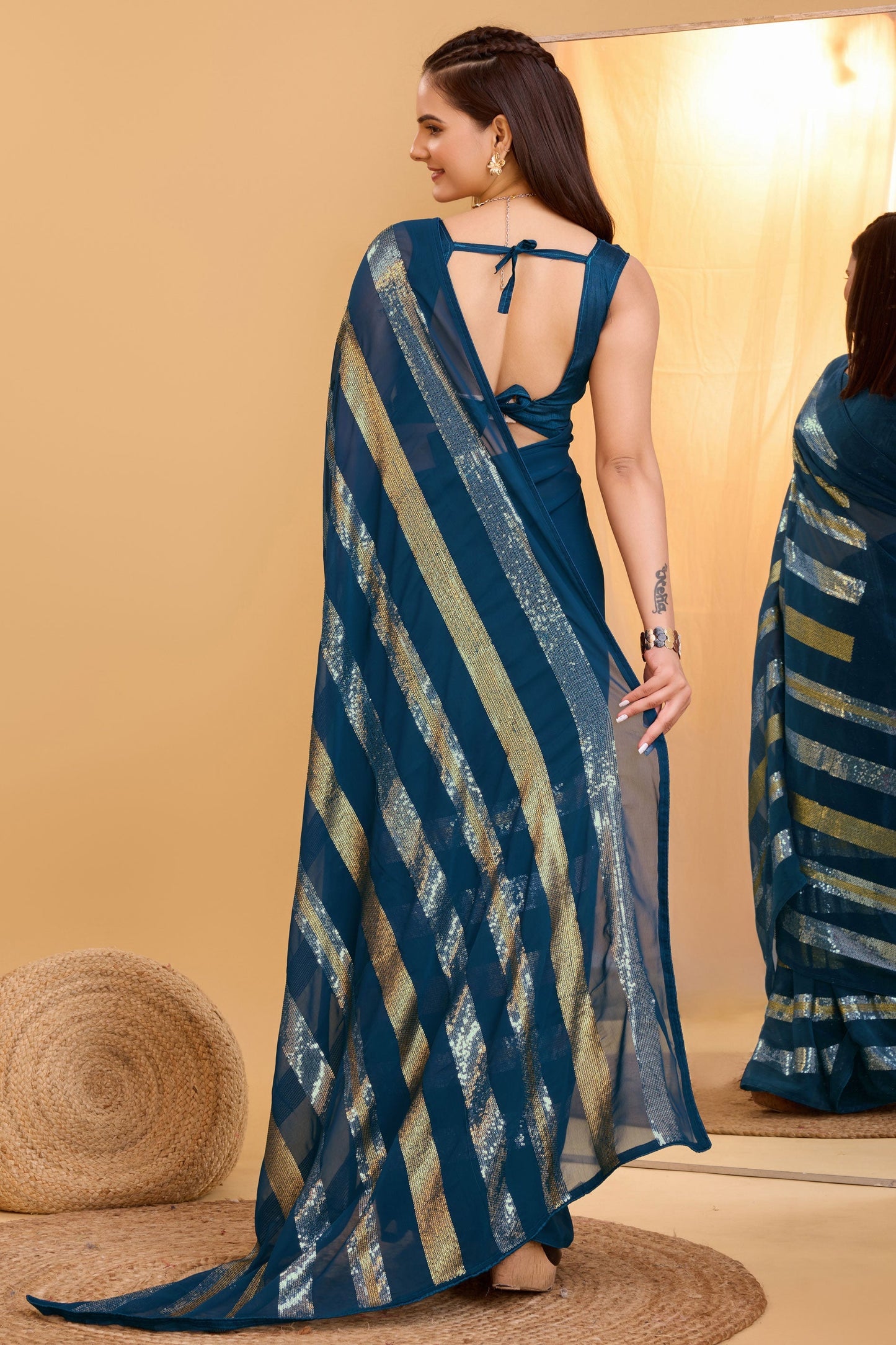 blue-green-georgette-sequin-saree-zb130566_3_SareeButa.com