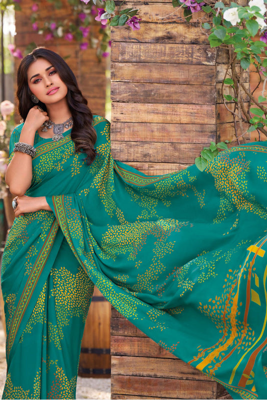 blue-green-printed-crepe-saree-zb130900_2_SareeButa.com