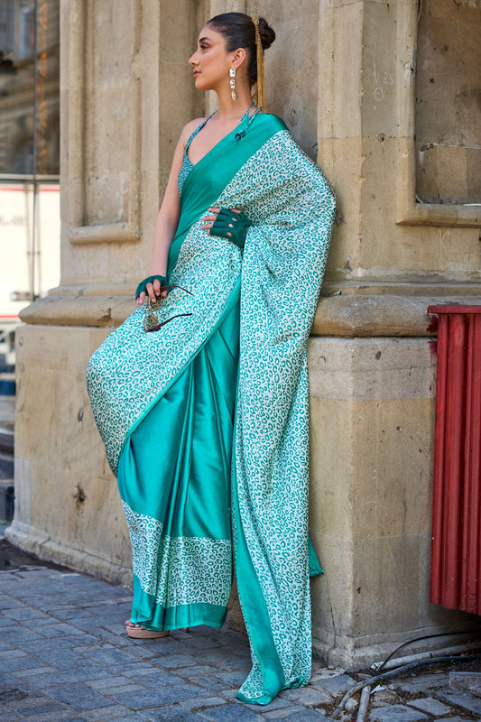 blue-printed-satin-crepe-saree-zb131042_2_SareeButa.com