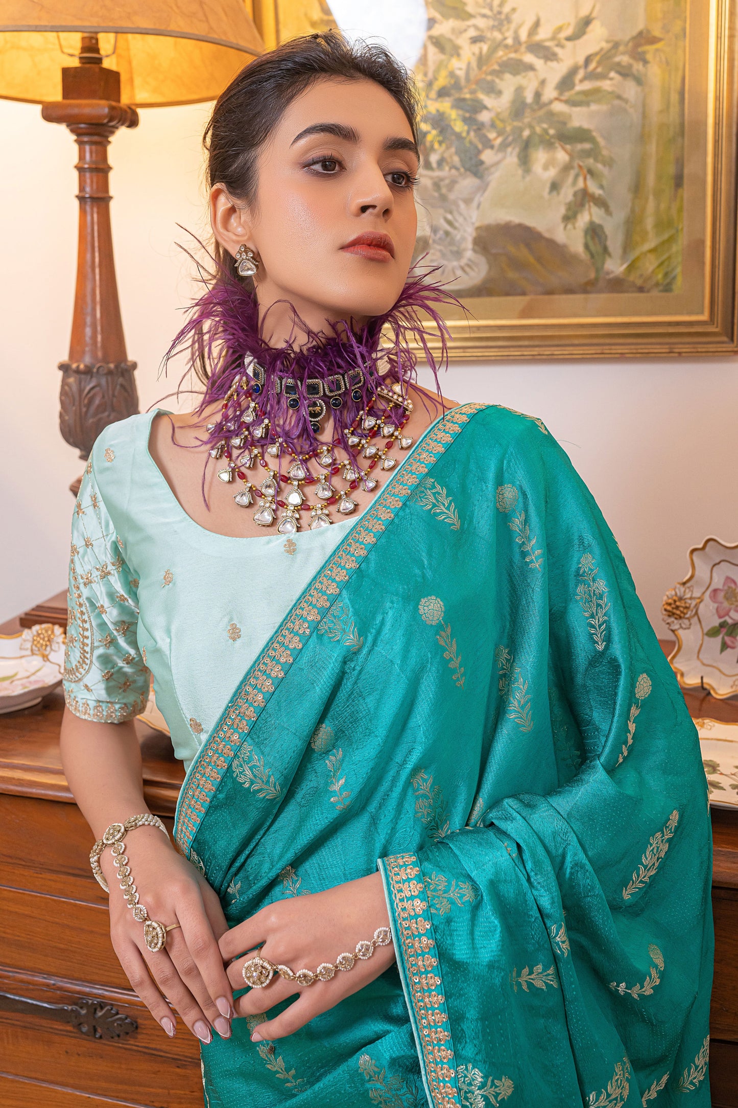 blue-satin-silk-saree-zb132250_2_SareeButa.com