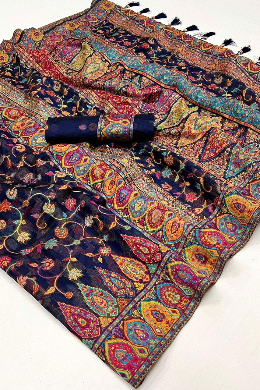 blue-woven-jamewar-kashmiri-organza-saree-zb130812_4_SareeButa.com