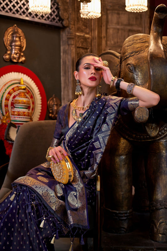 blue-woven-satin-silk-saree-zb130591_2_SareeButa.com