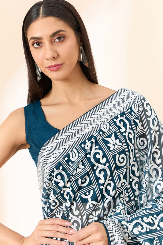 blue-embroidered-organza-saree-zb131103_2_SareeButa.com