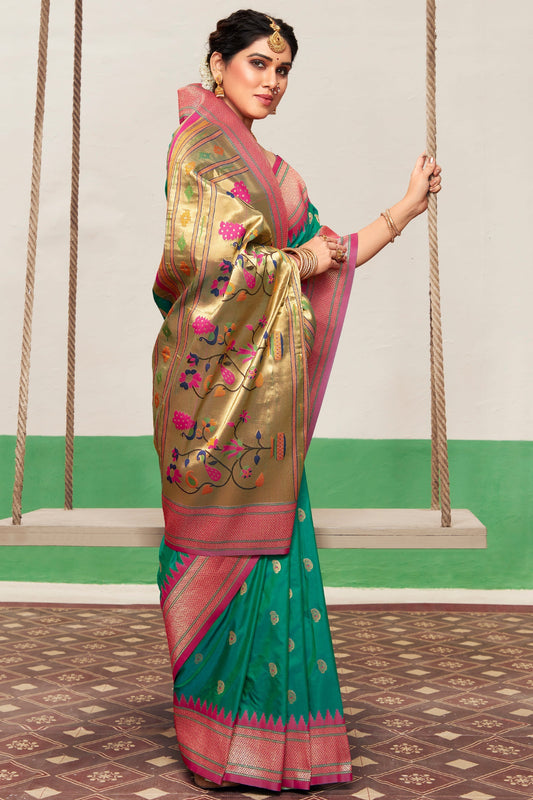 blue-green-silk-paithani-saree-zb132425_2_SareeButa.com