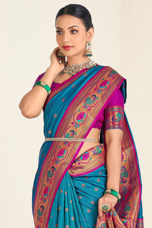 blue-silk-paithani-saree-zb132392_2_SareeButa.com