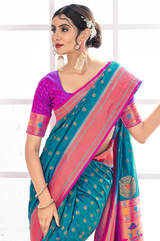 blue-silk-paithani-saree-zb132410_2_SareeButa.com