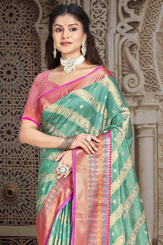 Blue Silk Saree-ZB132963_2_SareeButa.com