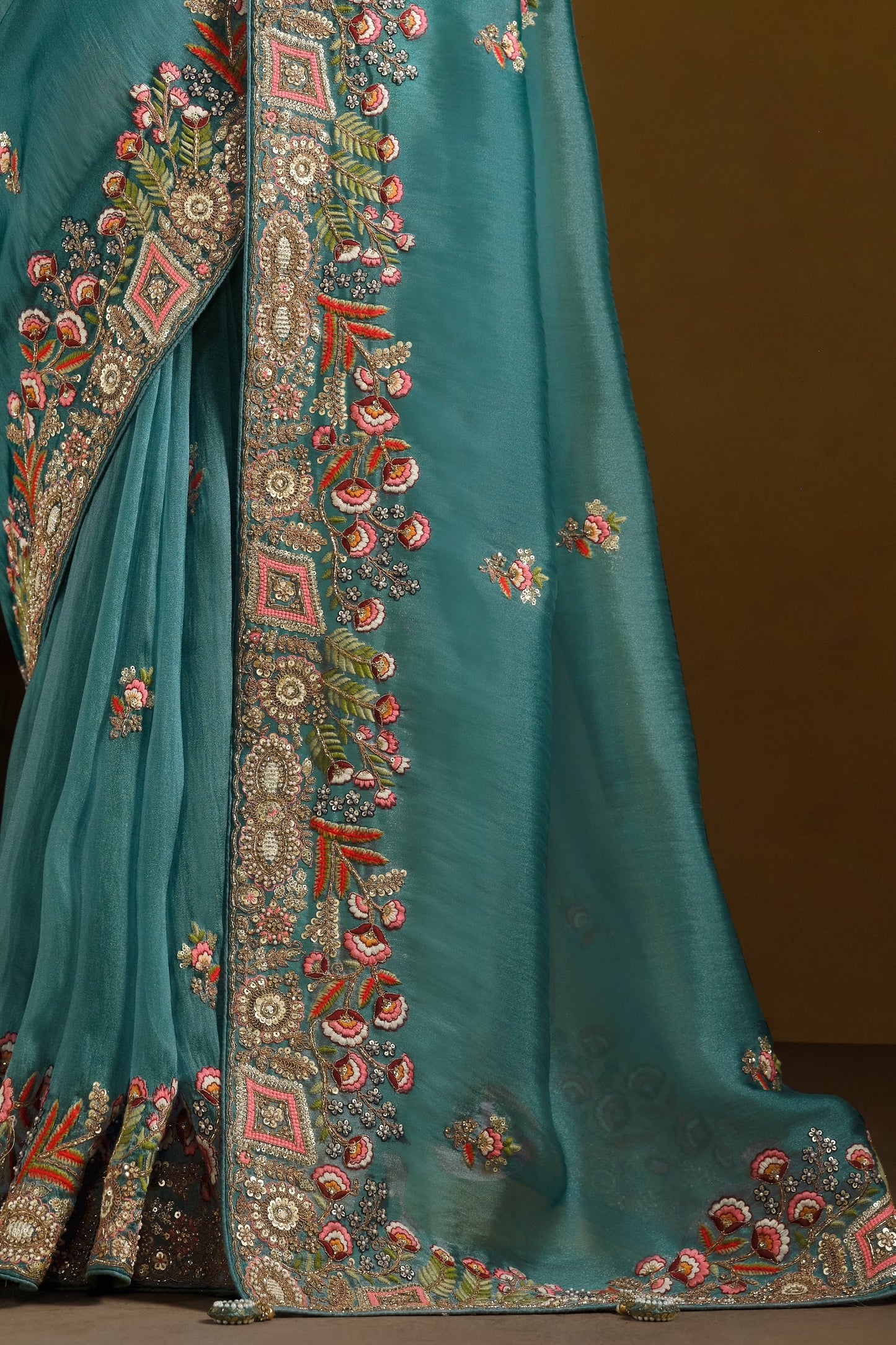 Blue Twill Tissue Saree-ZB133984_4_SareeButa.com
