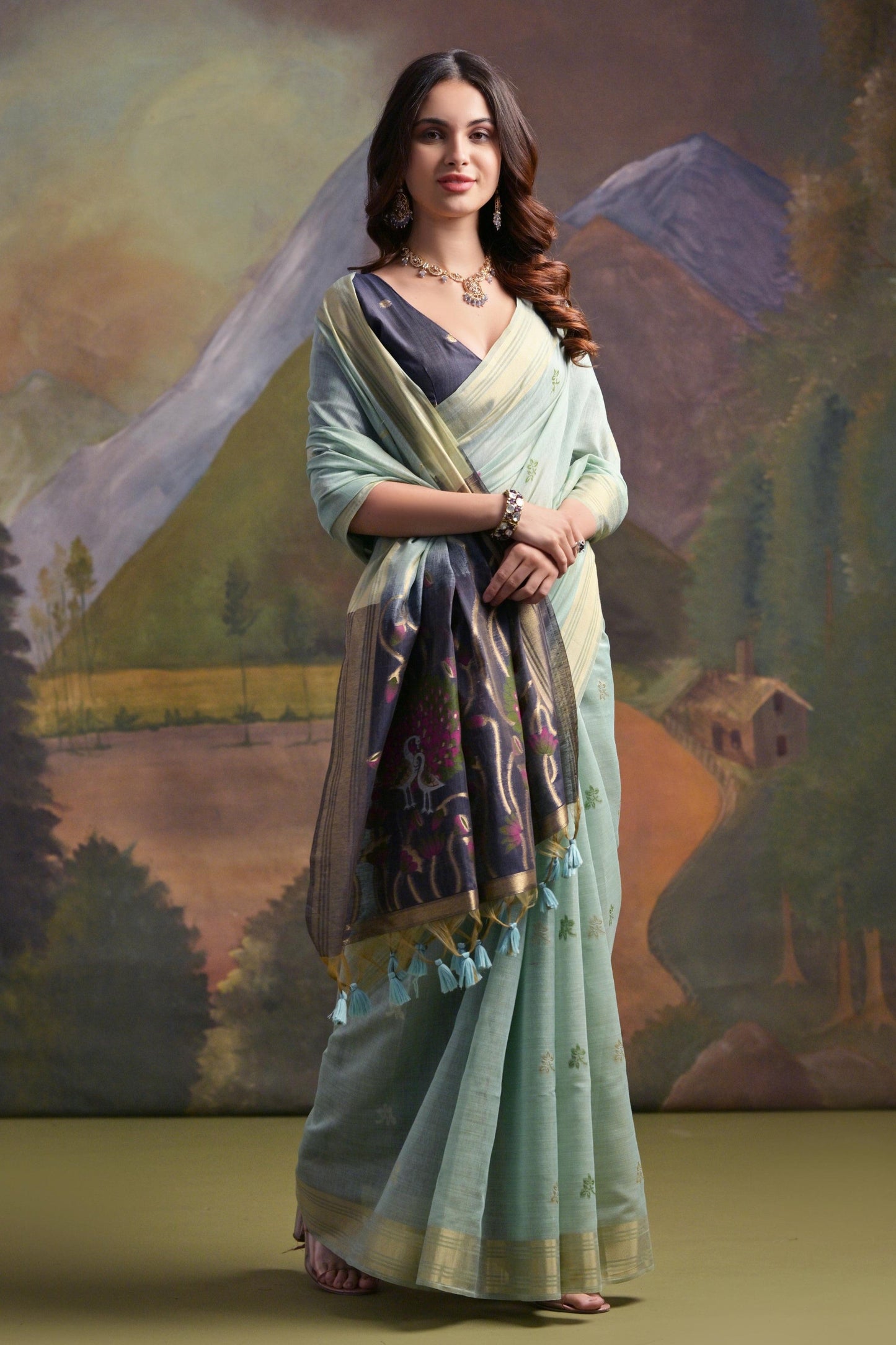 blue-woven-muga-cotton-saree-zb132634_3_SareeButa.com