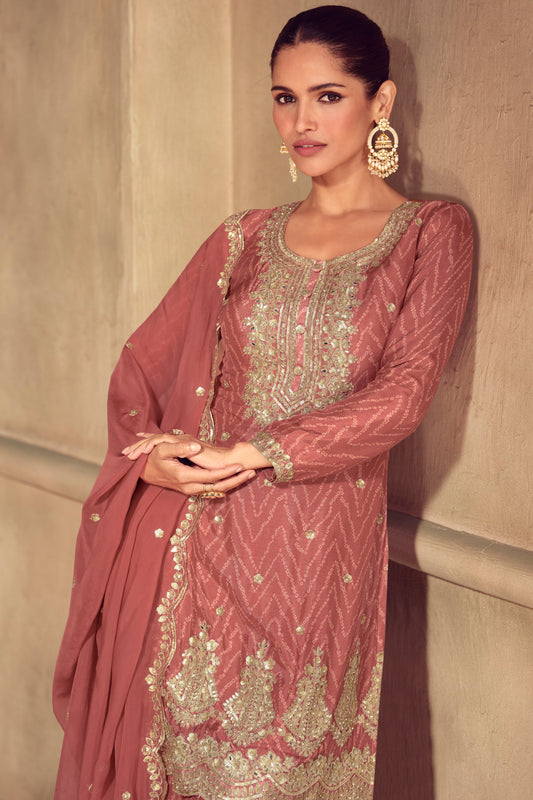 Blush Pink Readymade Heavy Work Chinon Palazzo Suit-SS710_2_SareeButa.com