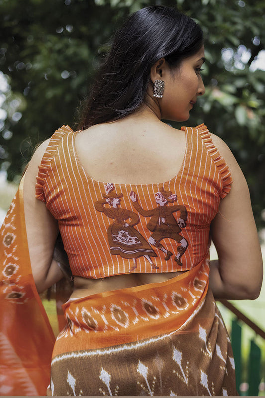 brown-linen-saree-zb130377_2_SareeButa.com