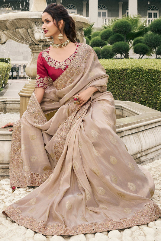 Champagne Pink Heavy Work Pure Tissue Silk Saree-ZB133302_2_SareeButa.com