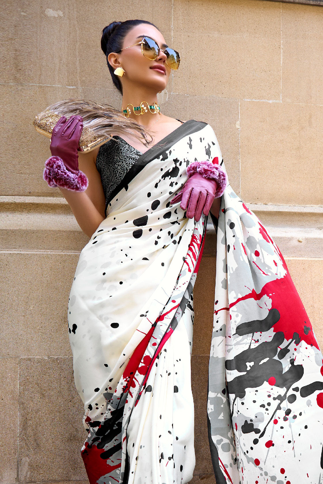 cream-digital-print-satin-saree-zb131803_2_SareeButa.com