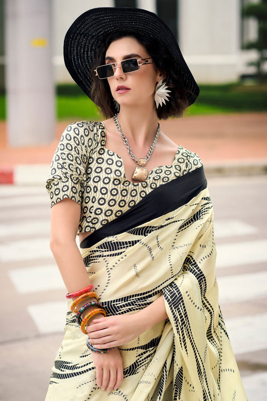cream-printed-satin-saree-zb132482_2_SareeButa.com