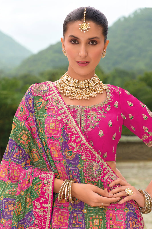 Cream Semi Stitched Embroidered Silk Lehenga-LC69_2_SareeButa.com