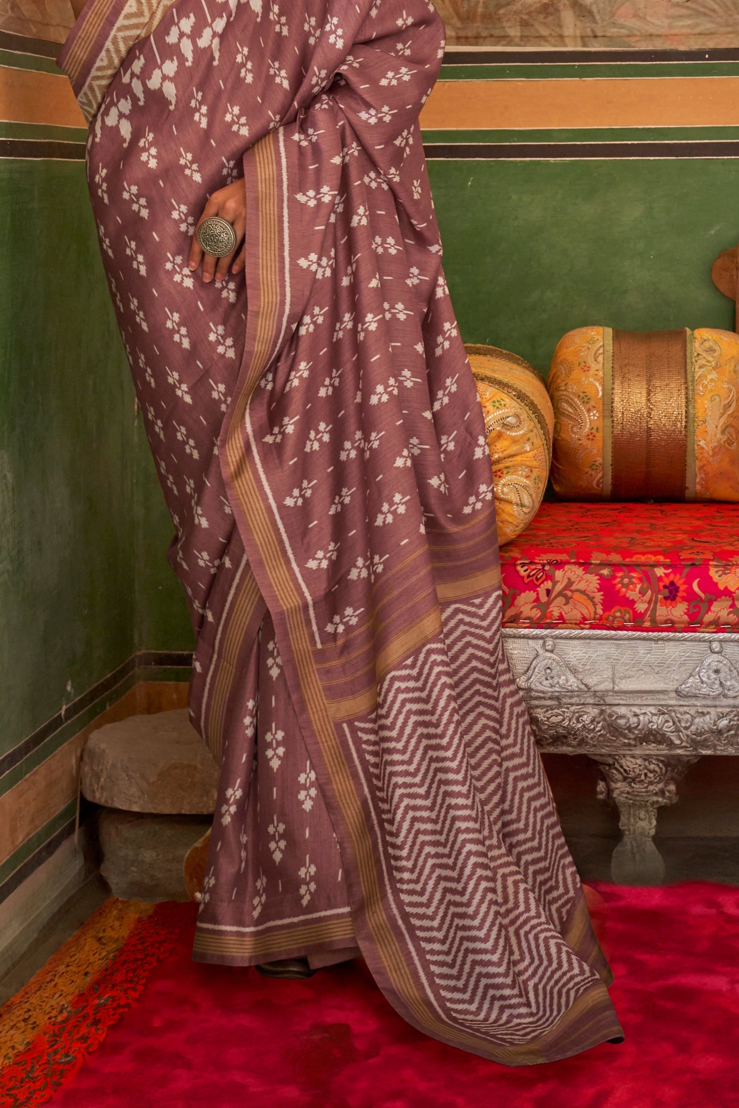 Mauve Printed Silk Saree-ZB133423_4_SareeButa.com