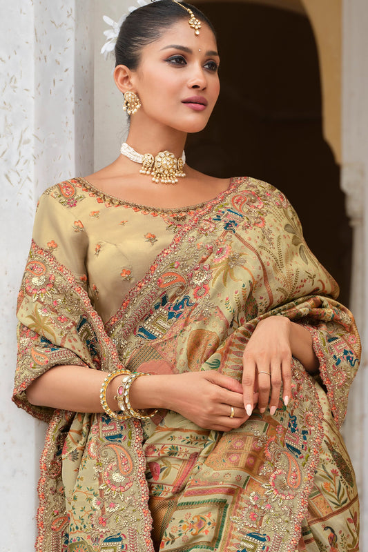 Golden Beige Embroidered Silk Saree-SAR11384_2_SareeButa.com