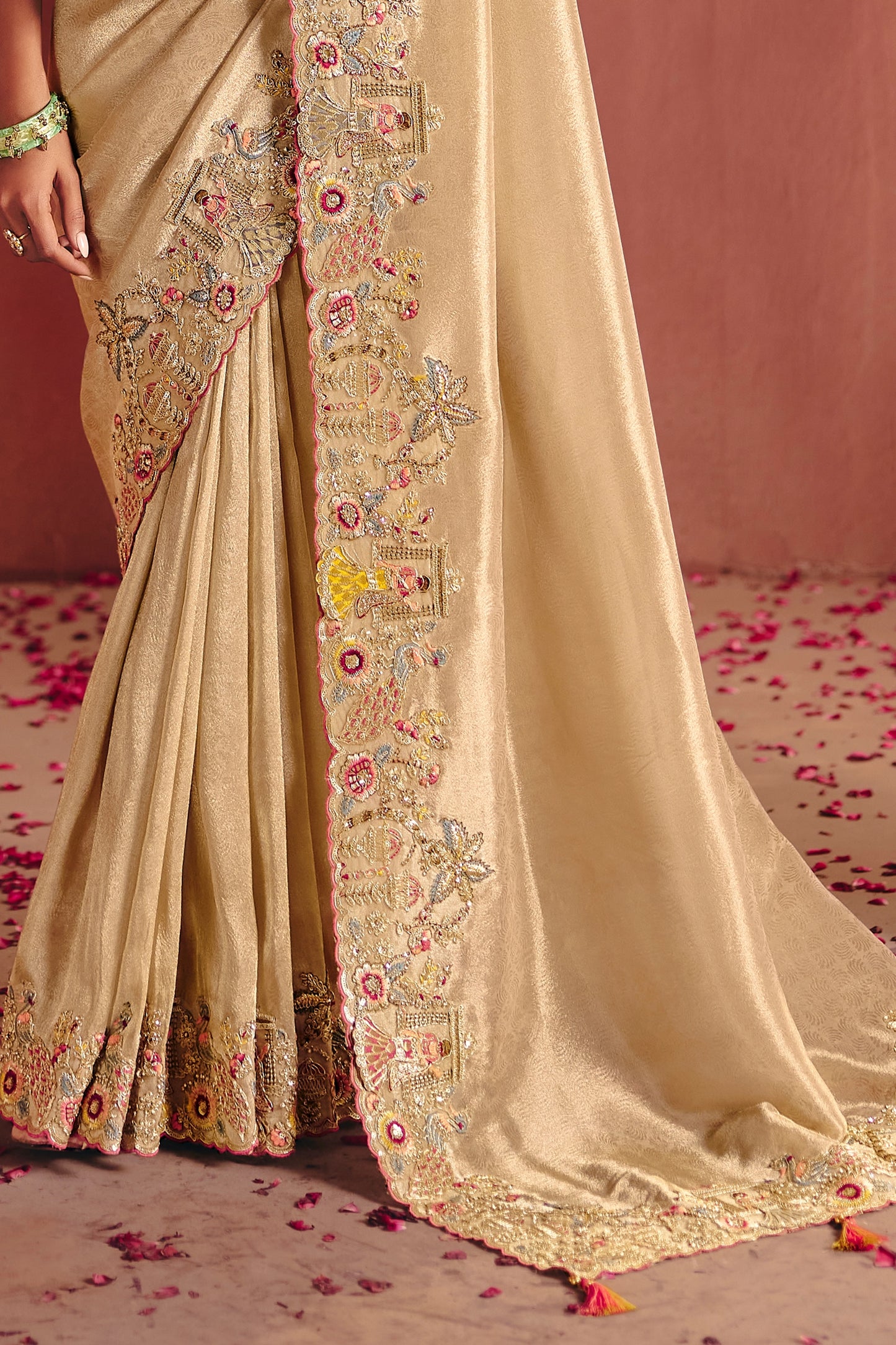 Golden Heavy Work Embroidered Silk Saree-SAR12075_5_SareeButa.com