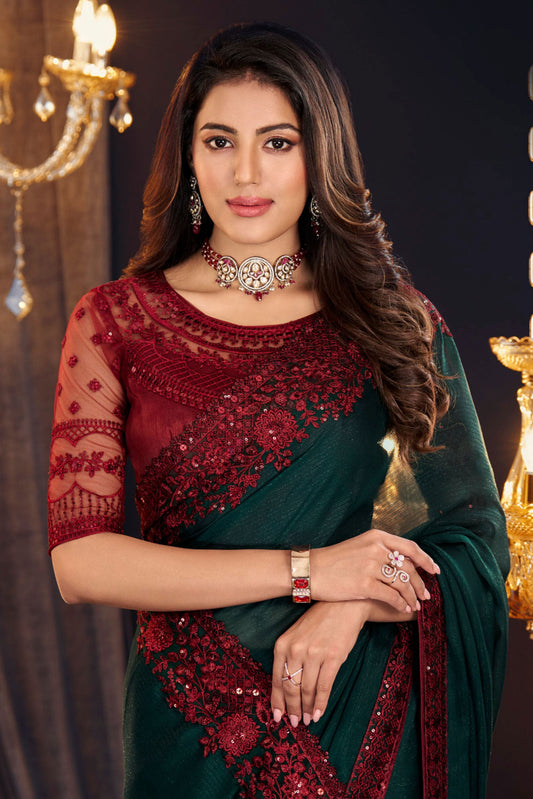 green-shimmer-georgette-saree-zb131293_2_SareeButa.com