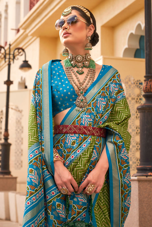green-printed-patola-silk-saree-zb131004_2_SareeButa.com