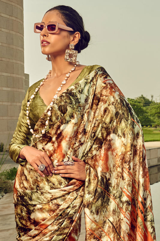 green-printed-satin-crepe-saree-zb130576_2_SareeButa.com