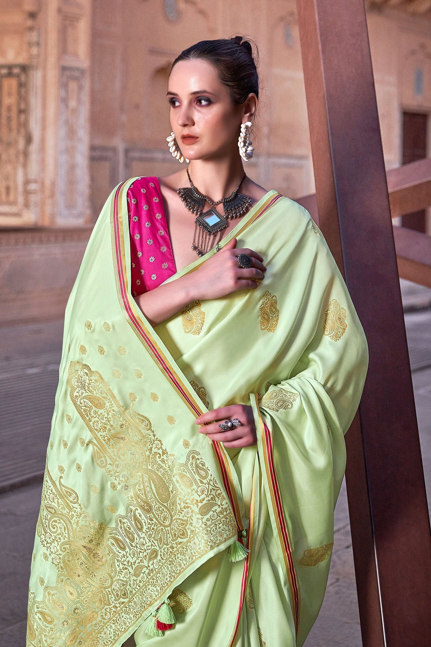 green-woven-satin-silk-saree-zb130807_2_SareeButa.com