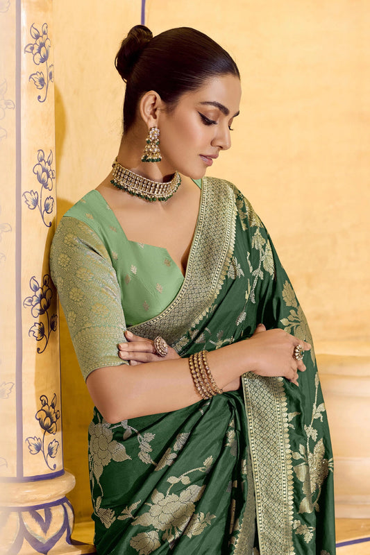 Green Woven Crepe Silk Saree-SAR11164_2_SareeButa.com