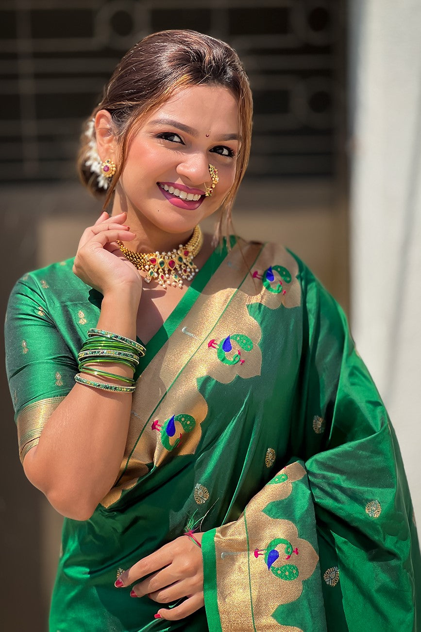 Green Paithani Saree-ZB133085_3_SareeButa.Com