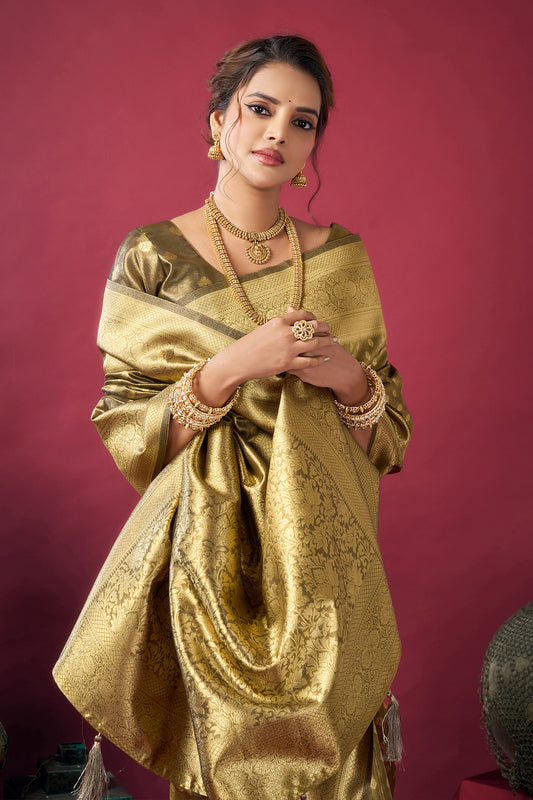 Green Woven Tissue Silk Saree-SAR12614_2_SareeButa.com