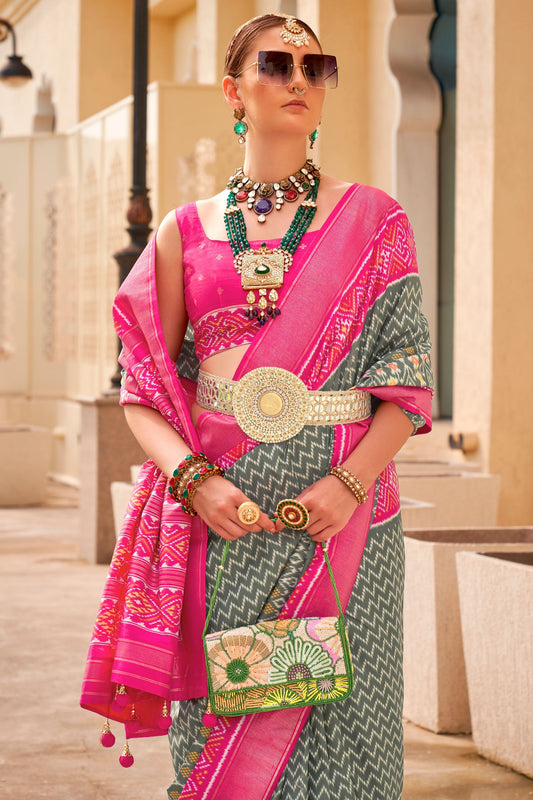 grey-printed-patola-silk-saree-zb131007_2_SareeButa.com