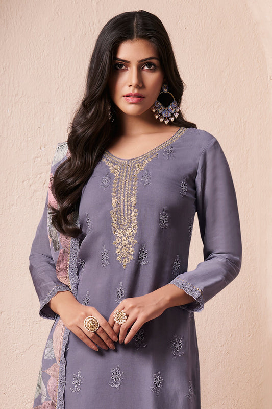 Grey Schiffli Embroidered Organza Suit-SS637_2_SareeButa.com