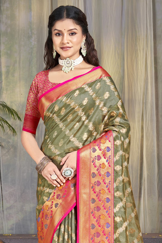 Grey Silk Saree-ZB132947_2_SareeButa.com