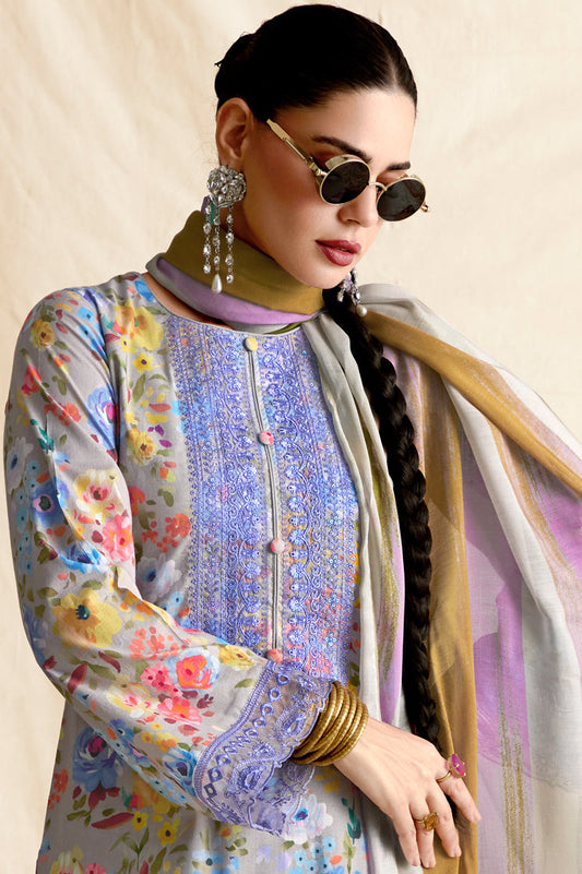 Grey Unstitched Cotton Suit-SS411_2_SareeButa.com