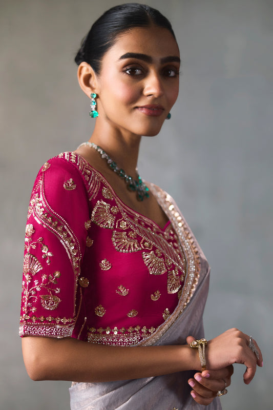 Lavender Embroidered Silk Saree-SAR13410_2_SareeButa.com