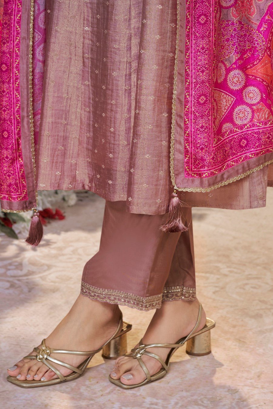 Lavender Readymade Tissue Silk Anarkali Suit-SS980_6_SareeButa.com
