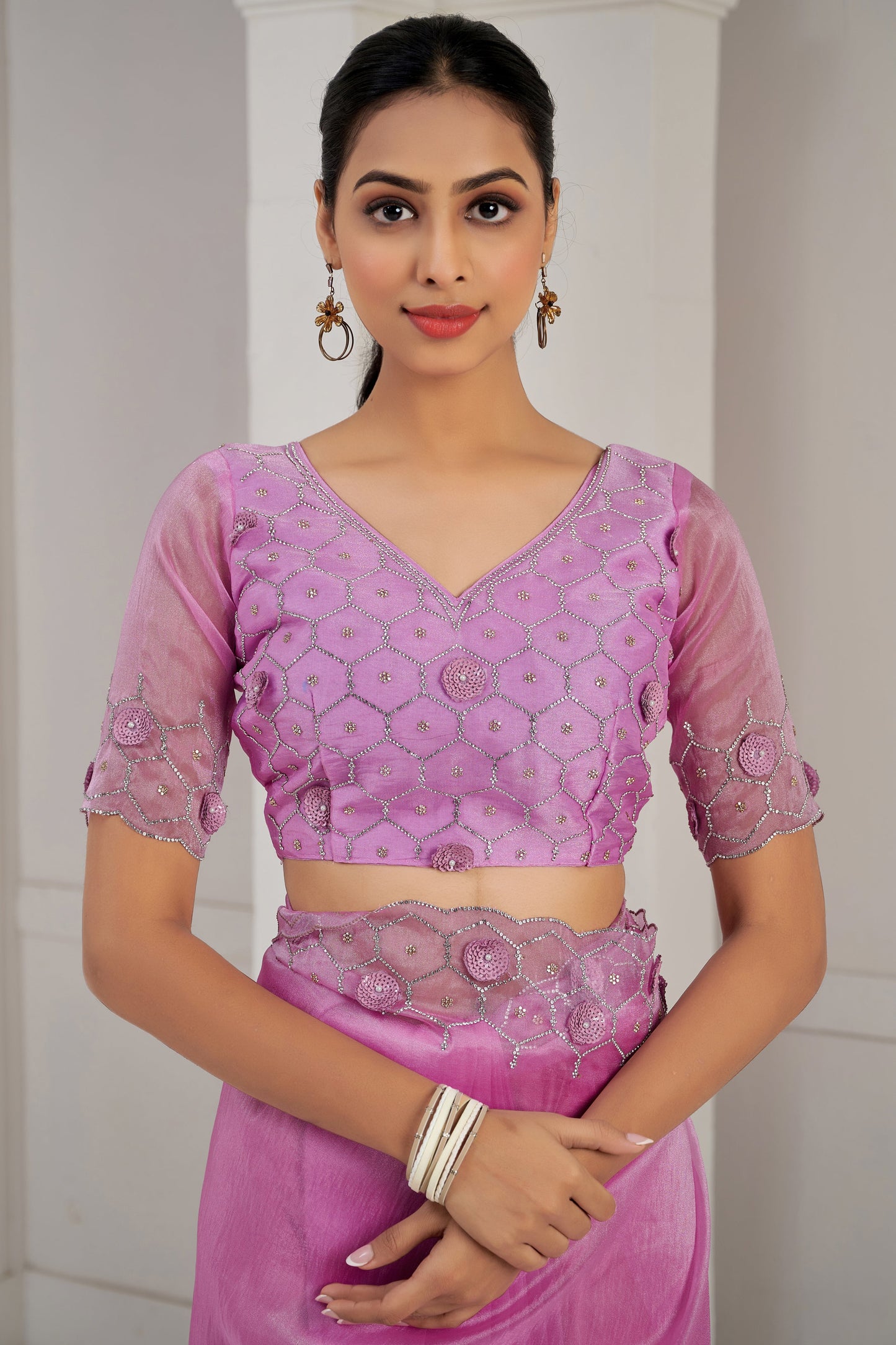 lavender-stone-work-organza-saree-zb133475_8_Sareebuta.com