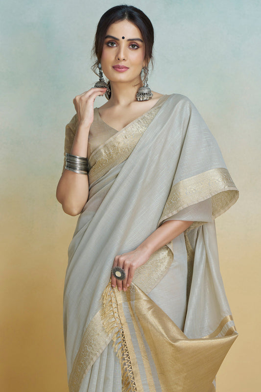 Light Grey Printed Khadi Silk Saree-ZB134471_2_SareeButa.com