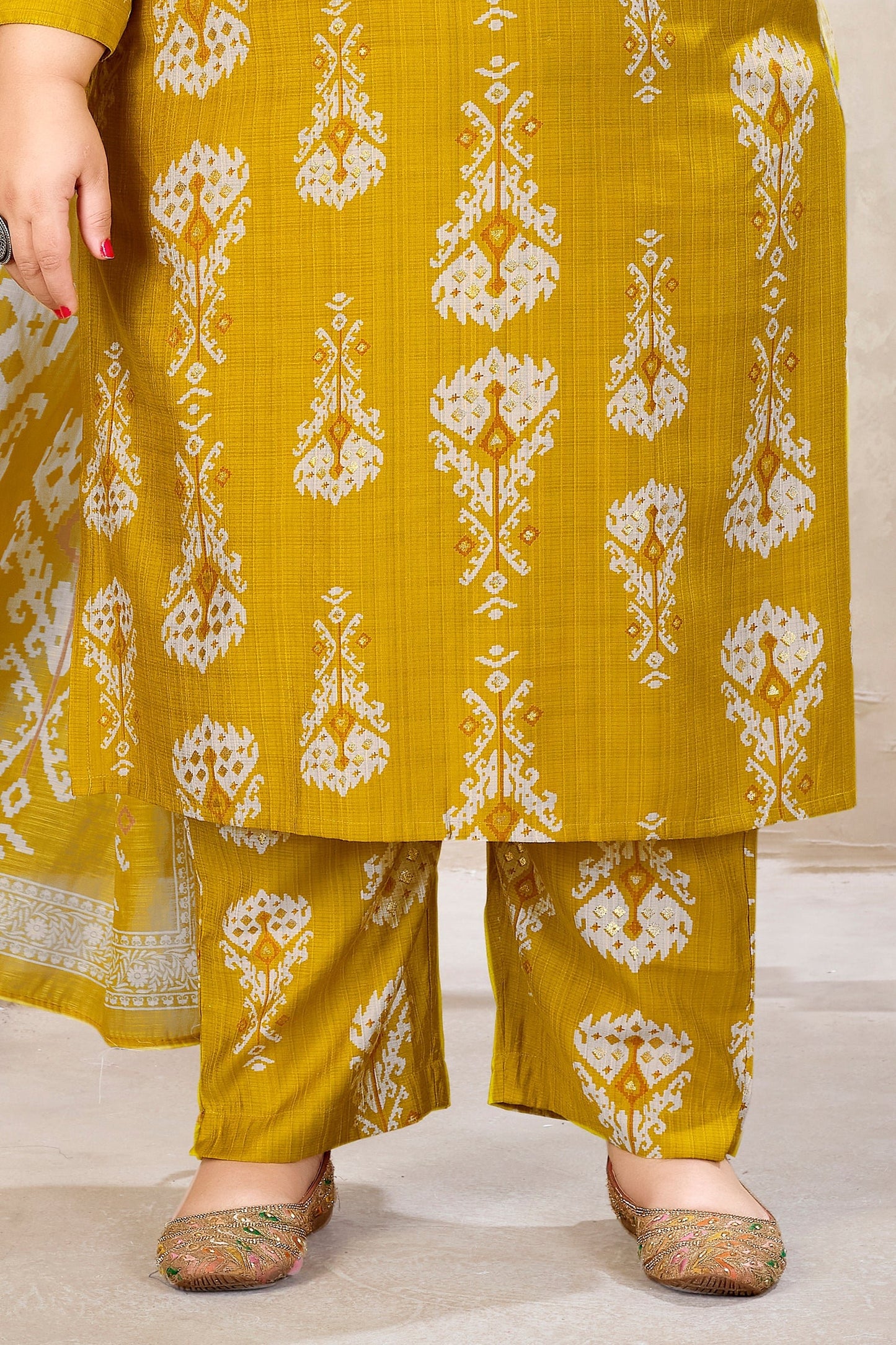 Lime Yellow Readymade Viscose Suit-SAR11766_5_SareeButa.com