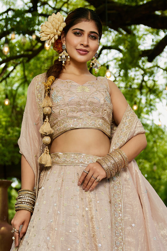 Mauve Readymade Embroidered Tissue Silk Lehenga-SAR10071_2_SareeButa.com